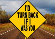 Novelty Joke Road Sign