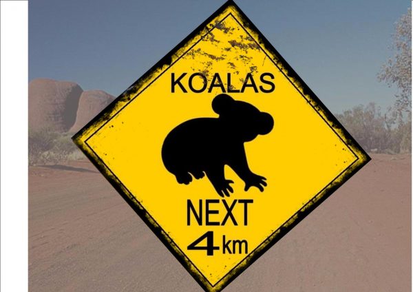 Australian Style Koala Sign