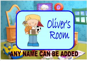 Children's Bedroom Door Plaque