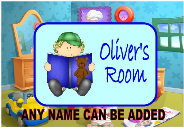 Childrens Boy Room Plaque