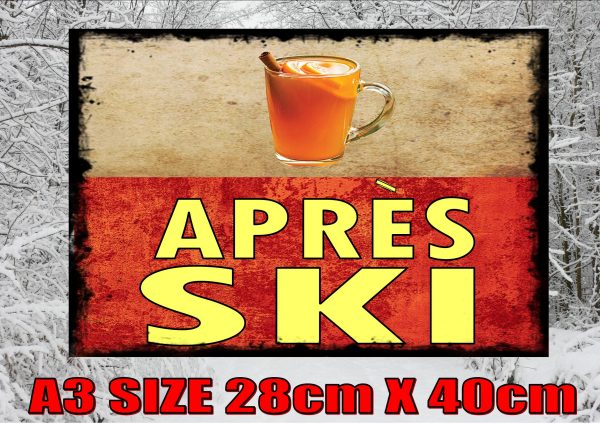 Apres Ski Party Sign