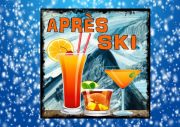 Apres Ski Sign Vintage Style Sign