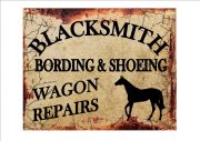 Vintage Blacksmiths Sign