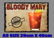 Bloody Mary Cocktail Sign