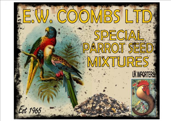 Parrot Food Sign