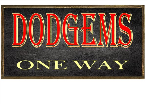 DODGEMS VINTAGE SIGN