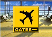 Airport Gates Sign