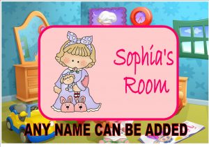 Girls Bedroom Door Plaque