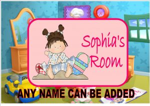 Personalised Children's Door Plaques And Nursery Signs (Girls)