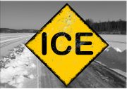 Ice Warning Novelty Ice Road Sign