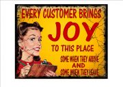 Customer Shop Sign