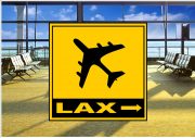 Airport LAX Sign