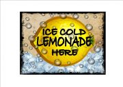 Lemonade Advertising Sign