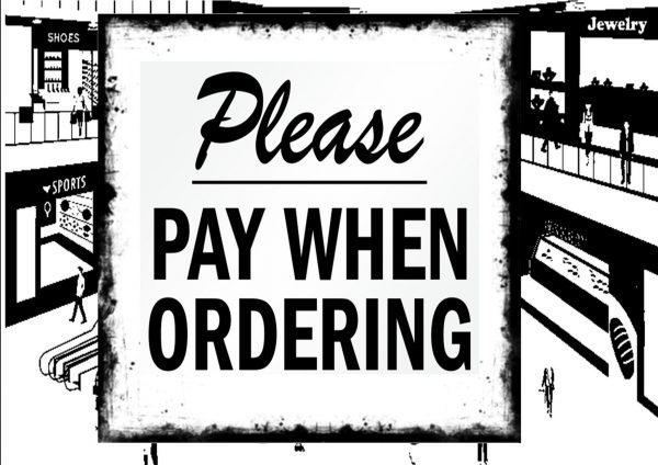 Pay When Ordering Sign