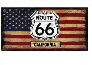 ROUTE 66 CALIFORNIA SIGN