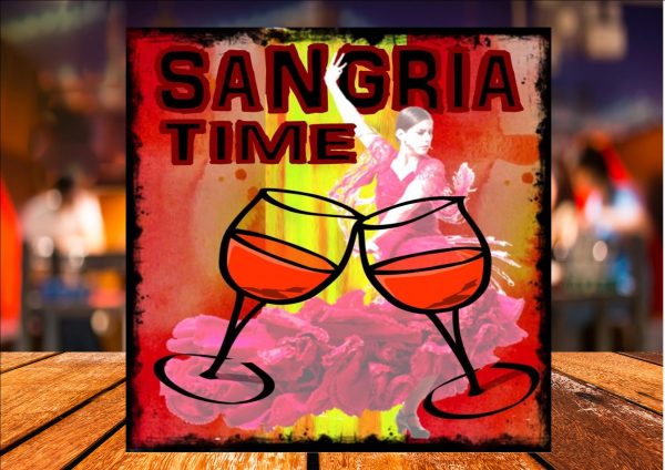 Sangria Time Sign