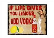 Vintage Vodka Sign