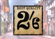 Vintage Style Shop Price Sign