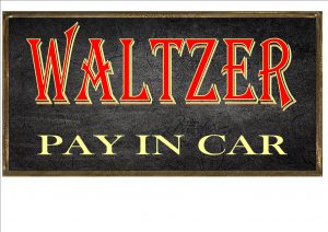 VINTAGE WALTZER SIGN