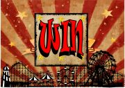 Win Fairground Sign