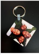 Personal Photo Wooden Keyring Square