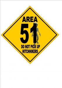 Area 51 Road Sign