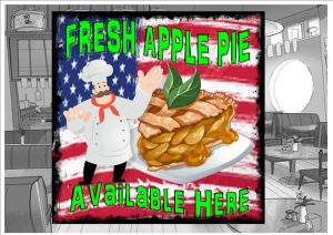 Apple Pie Sign