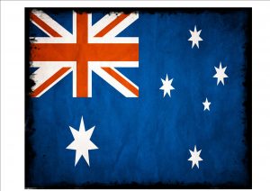 Australian Flag Plaque
