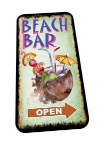 beach bar sign