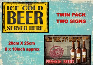 Vintage Beer Signs