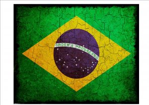 Brazilian Flag Sign