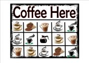 Coffee Selection Here Sign