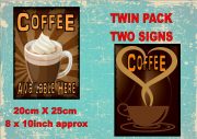 Vintage Coffee Signs