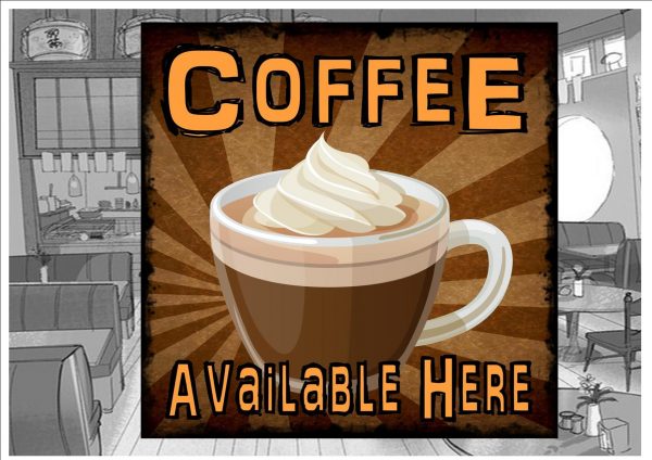 Coffee Shop Sign Wall Plaque