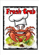 Fresh Crab Sign