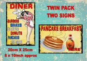 Vintage American Diner Signs