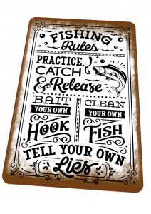 fishing rules sign