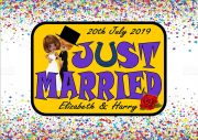 Just Married Number Plate/Licence Plate