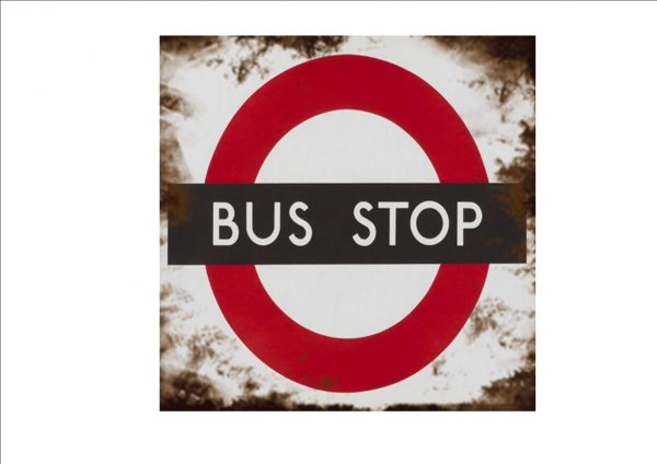 London Bus Stop Sign