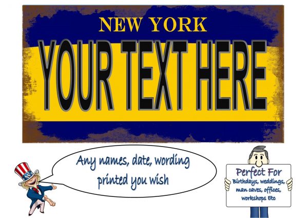 New York City Licence Plate
