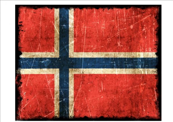 Norway Flag Sign