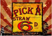 Pick A Straw Plaque
