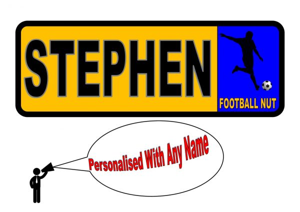 Football Number Plate